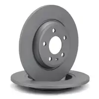 ZIMMERMANN Brake Discs + Brake Pads for AUDI A4 B8, A5 8T, 8F, Q5 8RB, FY (Rear)