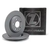 ZIMMERMANN Brake Disc Set for AUDI A4 B8, A5 8T, 8F, A6 C7, A7 4G, Q5 8RB, FYB (Rear)
