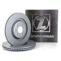 ZIMMERMANN Bremsscheiben Satz f&uuml;r Audi A4 (B8) A5 (8T 8F) Q5 (8R) PR-1KE hinten