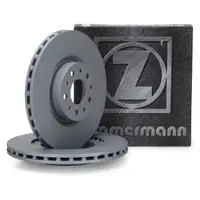 ZIMMERMANN Bremsscheiben Satz f&uuml;r ALFA ROMEO 147 156 164 GTV Spider FIAT Doblo Tipo vorne