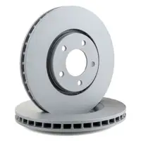 ZIMMERMANN Brake Discs + Pads for CHRYSLER Voyager 4 16-inch (front), up to May 2004