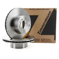 ZIMMERMANN Brake Disc Set for BMW 3 Series E21 320i 323i 125/143 hp (front)