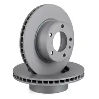 ZIMMERMANN Brake Discs + Pads for BMW 5 Series E28 528i 535i, 6 Series E24 628CSi 635CSi (Front)