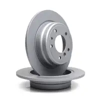 ZIMMERMANN Brake Disc Set for BMW 5 Series E34 318i&ndash;M5 524td 525td/tds (Rear)