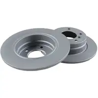 ZIMMERMANN Brake Discs + Pads + Wako for BMW 3 Series E46 316i 318i (Rear)