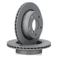 ZIMMERMANN Brake Disc Set for BMW 3 Series E36 323i, 328i; E46 316&ndash;323i, 318/320d (Rear)