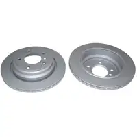 ZIMMERMANN Bremsscheiben + Bel&auml;ge + Wako f&uuml;r BMW 5er E39 Limo 520-540i 525d 530d hinten