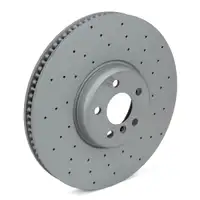 Zimmermann SPORT Brake Discs + Pads + Sensor for BMW 5 Series G30, G31, G32, G11, G12, G14 (Front)