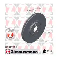 Zimmermann SPORT Bremsscheiben Satz f&uuml;r BMW F40 F44 X1 F48 X2 F39 MINI F56 F60 vorne