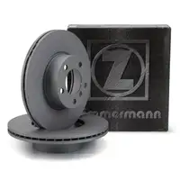 ZIMMERMANN Brake Disc Set, 312 mm, for BMW 3 Series E90, E91, E92, E93, and X1 E84 (Front)