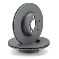 ZIMMERMANN Brake Discs + Pads + Wako for BMW 2 Series F22 F23, 3 Series F30-34, 4 Series F32-36 (Front)