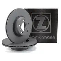 ZIMMERMANN Bremsscheiben Satz f&uuml;r BMW 2er F22 F23 3er F30 F31 F34 4er F32 F33 F36 vorne