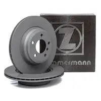 ZIMMERMANN Bremsscheiben Satz f&uuml;r BMW 3er F30 F31 F34 4er F32 F33 F36 hinten