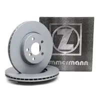 ZIMMERMANN Brake Disc Set for BMW 2 Series F45, F46; MINI F55, F56, F57, F54 (Front)