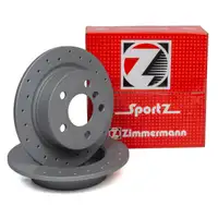 Zimmermann SPORT Brake Disc Set for MINI F55, F56, F57 One/Cooper (Rear)