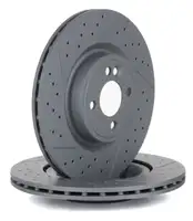 ZIMMERMANN Brake Discs + Pads + Wako for MINI R56, R57, R55, R58, R59 (from August 2010) &ndash; Front