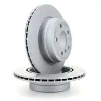 ZIMMERMANN Brake Discs + Pads + Wako for BMW X5 E70, X6 E71 30i, 35i, 30d (April 2010) &ndash; Rear