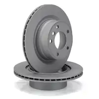 ZIMMERMANN Bremsscheiben + Bel&auml;ge + Wako f&uuml;r BMW E82 118-125i 118/120d bis 02.2010 hinten