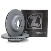 ZIMMERMANN Brake Disc Set for BMW 5 Series F10 F11 520i, 523i, 518d, 520d (Front)