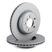 Zimmermann FORMULA F brake discs + Pads for BMW 5 Series F10 F11 520/523i 518/520d (Front)