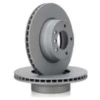 ZIMMERMANN Brake Disc Set for BMW 5 Series E60 E61 520i 523i 525i 520d 525d (Front)