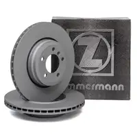 ZIMMERMANN Bremsscheiben Satz &Oslash; 345mm f&uuml;r BMW 7er E65 E6 E67 745i 760i 740d hinten