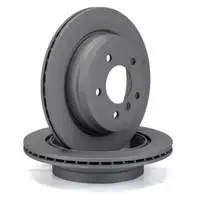 ZIMMERMANN Brake Discs + Pads + Wako for BMW X1 E84 16-25i 16-25d (model year 2010 and later) &ndash; rear