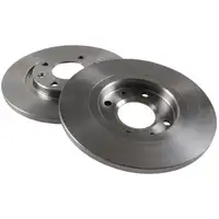 ZIMMERMANN Brake Discs + Brake Pads for CITROEN C2 JM_ C3 1 2 (Front)