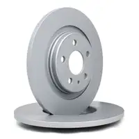 ZIMMERMANN Brake Discs + Pads for CITROEN C8, FIAT Ulysse, PEUGEOT 807 (Rear)