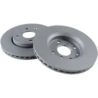 ZIMMERMANN Brake Discs + Pads for CITROEN C1 1 2, PEUGEOT 107 108, TOYOTA Aygo B1 (Front)