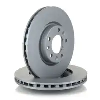 ZIMMERMANN Brake Discs + Brake Pads for CITROEN C4 Grand/Picasso (2 front)