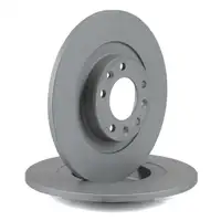 ZIMMERMANN Bremsscheiben + Bel&auml;ge f&uuml;r CITROEN C4 Picasso 2 PEUGEOT 308 2 508 2 hinten