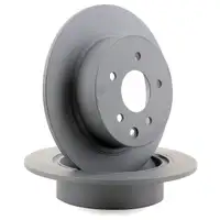 ZIMMERMANN Bremsscheiben Satz f&uuml;r NISSAN Juke F15 Pulsar N17 Qashqai J10 hinten