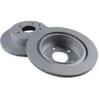 ZIMMERMANN Brake Discs + Pads for NISSAN Juke F15, Qashqai 1, J10, X-Trail T30, T31 (Rear)