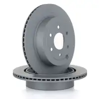 ZIMMERMANN Brake Disc Set for Nissan Navara (D40) and Pathfinder (R51) &ndash; Rear