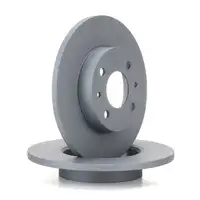 ZIMMERMANN Bremsscheiben + Bel&auml;ge f&uuml;r FIAT Panda 312_ 319_ 0.9/1.3 D Multijet 4x4 hinten