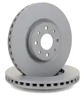 ZIMMERMANN Brake Discs + Brake Pads + Wako for ALFA ROMEO Mito, FIAT Stilo, LANCIA (front)