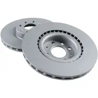 ZIMMERMANN Brake Discs + Brake Pads for OPEL Adam Corsa E 15-inch front