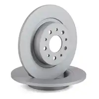 ZIMMERMANN Bremsscheiben + Bremsbel&auml;ge f&uuml;r FIAT 500L 351_ 352_ 0.9 1.4 1.3/1.6 D hinten