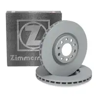 ZIMMERMANN Brake Disc Set for FIAT 500X 334_ (up to December 2015) JEEP Compass MP M6 (front)