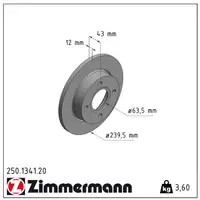 ZIMMERMANN Brake Discs + Pads for FORD Fiesta 4 MK4 Ka RB_ MAZDA 121 3 (front)