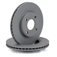 ZIMMERMANN Brake Discs + Pads for FORD Fiesta 4 5 (model year 2000 and later), Fusion, KA, RB, Puma (front)