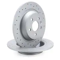 Zimmermann SPORT Brake Disc Set for FORD Focus 2 ST/RS, Kuga 1, Mondeo 4, S-Max (Rear)