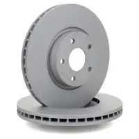 ZIMMERMANN Brake Disc Set for FORD Mondeo 4 MK4 1.6&ndash;2.5, 1.6&ndash;2.2 TDCi (Front)