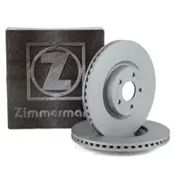 ZIMMERMANN Bremsscheiben Satz f&uuml;r FORD Focus 2 MK3 2.5 ST 3 MK3 Kuga 2 MK2 vorne