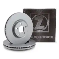 ZIMMERMANN Brake Disc Set for FORD Edge, Galaxy, CJ, S-Max, CK (17-inch front) 2019816