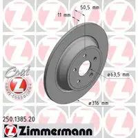 ZIMMERMANN Bremsscheiben + Bel&auml;ge f&uuml;r FORD Galaxy CK S-Max CJ 17" Edge hinten