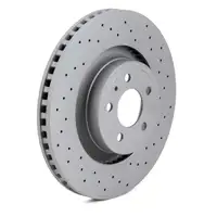 Zimmermann SPORT Brake Discs + Brake Pads for FORD Mustang MK6 with reinforced front