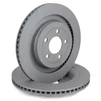 ZIMMERMANN Brake Discs + Brake Pads for FORD Mustang MK6 with Performance Rear Brakes