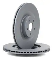 ZIMMERMANN Brake Disc Set for FORD FOCUS III MK3 2.3 RS AWD 350 hp (front)